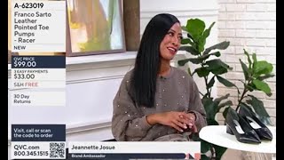 Franco Sarto Racer Pump on QVC: Fashion Deals with Jen Coffey and Jeannette Josue