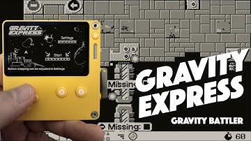 Gravity Express for Playdate | Do you like Lunar Lander and Gravitar controls? | gogamego