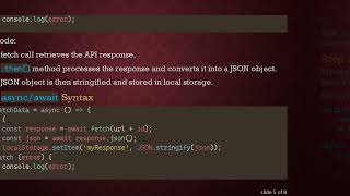 How to Save JSON in Local Storage After Fetching Data from an API