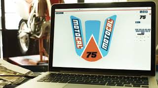 Motocal - The Home of Custom Motorsports Graphics - Showcases the Motocal Platform