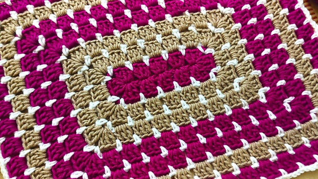 How To Make Elegant Crochet Rectangle Blanket 👉SIMPLE AND GORGEOUS TABLE MAT@sara1111