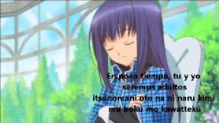Hana Tegami (Fujisaki Nadeshiko-Nagihiko) lyrics español