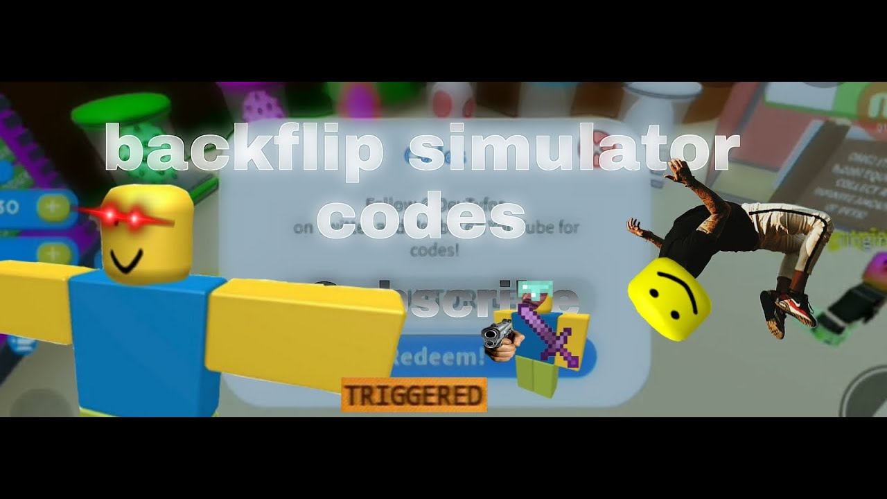 Backflip Simulator Codes 2020 April Roblox first Ever Video YouTube
