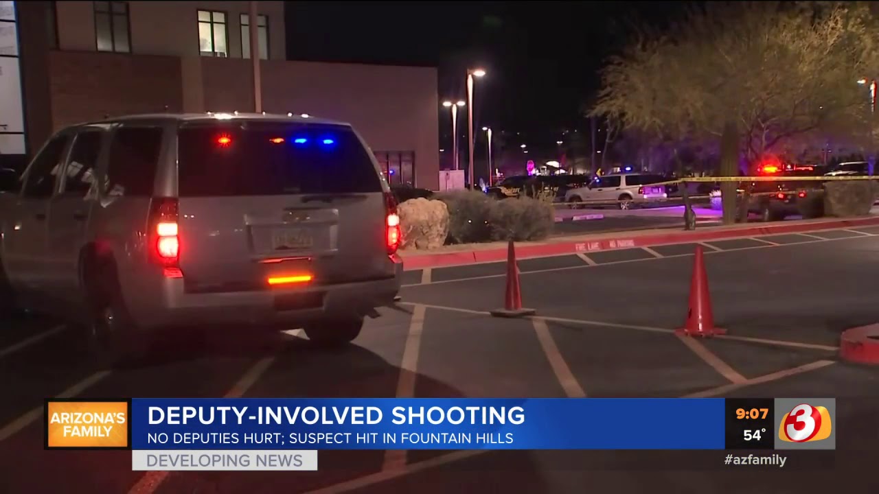VIDEO MCSO deputy involved shooting leaves 1 injured in Fountain Hills