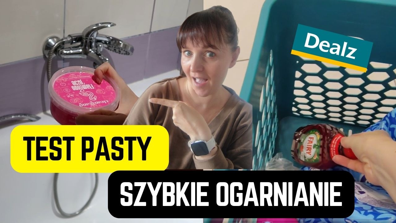 TEST PASTY z Dealz + szybkie ogarnianie łazienki i zakupy | Vlog domowy