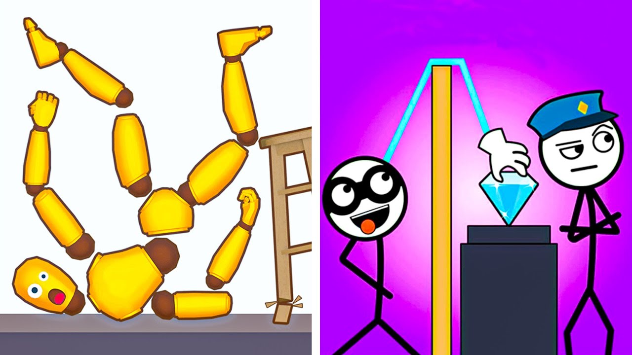 Ragdoll Break vs Thief Puzzle🟢🔴🟡🟢Walkthrough Max Gameplay CB251