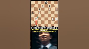 Brilliant Rook sacrifice | Chess Puzzle