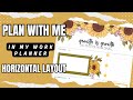 Plan With Me [Happy Planner Horizontal Layout]