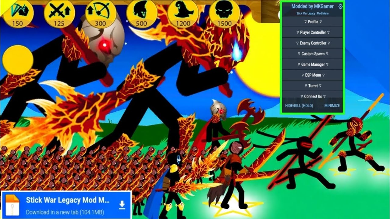 Stick War Legacy MOD MENU VIP! | Новое обновление - Всё без ограничений!🤫