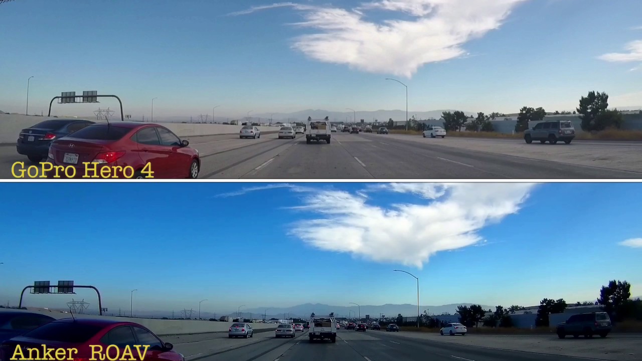 Anker ROAV  VS GoPro Black Hero 4 1080P 30FPS