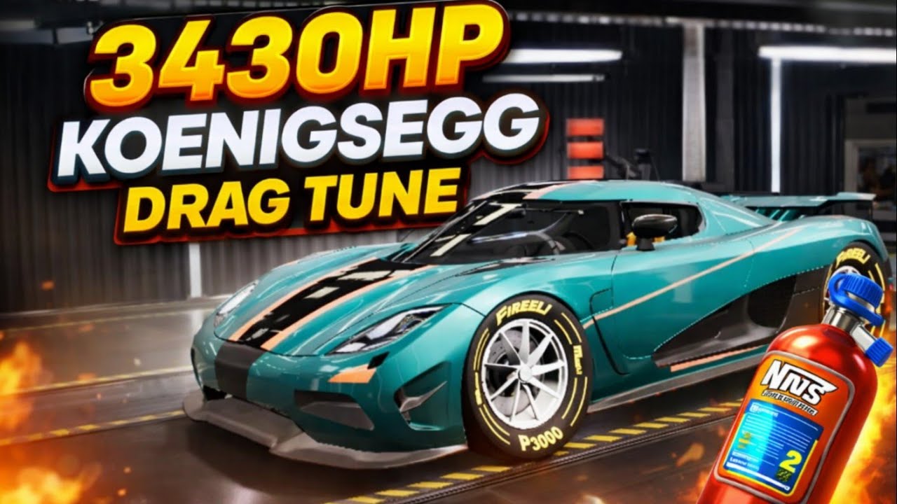 3430HP Koenigsegg Agera DRAG TUNE! | Car Parking Multiplayer 2 (Update 1.2.3.2)
