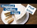 🔵 Hazelnut Chiffon Cake With Marshmallow Fluff Icing Recipe