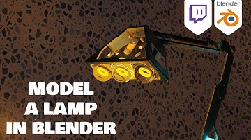 MAKING A LAMP IN BLENDER 3.3 WITH SANCTUS LIBRARY AND FLUENT POWER TRIP