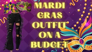 MARDI GRAS DIY OUTFIT ON A BUDGET / OLD CLOTHES HACK