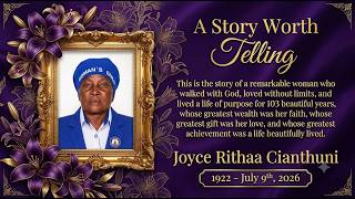 Celebrating the well-lived life of the late Joyce Rithaa Cianthuni – 1922 – July 9th, 2026