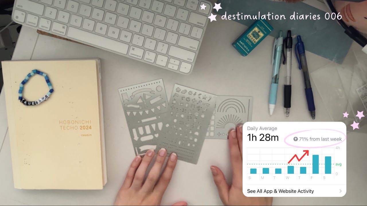 why i failed…screen time, music, & an unboxing ⁺₊✧ destimulation diaries 006