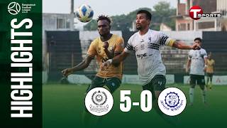Mohammedan Dhaka vs Brothers Union highlights (5-0) - Premier League