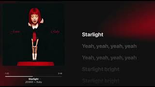 JENNIE - Starlight [ Lyrics + Hi-Res ]