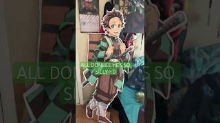 MAKING MY OWN TANJIRO CARDBOARD CUTOUT??? #kny #demonslayer #yippie #idk