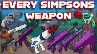 Ranking Every Simpsons Weapon In Fortnite History From Worst To Best