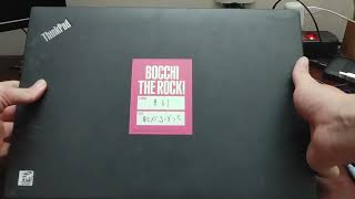 I asked r/ThinkPad subreddit how I should put a sticker on my T480 lid
