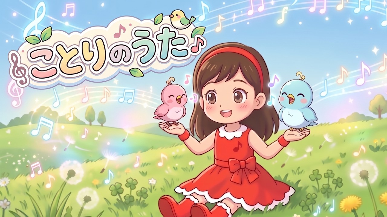 【toon】ことりのおおきなあそびば ことりのうた（歌詞付き）🎶童謡 - YouTube