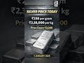 Silver Price Update: 1 January 2026. #shorts #silver #price #marketing #marketupdate #explore #gold