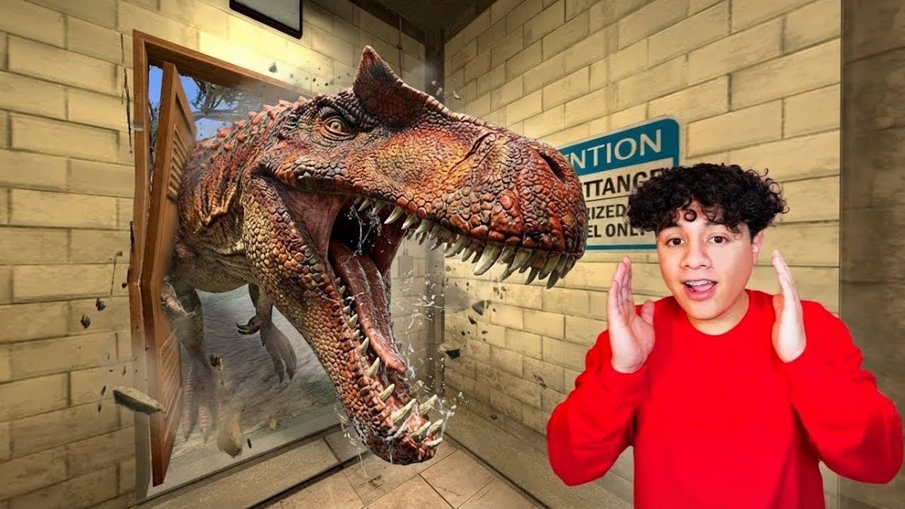 ENTRE AL ZOOLOGICO DE DINOSAURIOS?