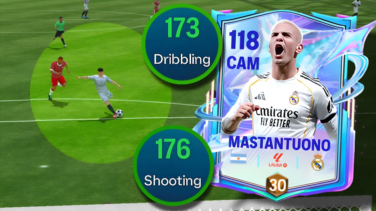 113 Mastantuono Стоит ли оно того? 🤔 Плавный дриблинг, но медленный темп | FC Mobile