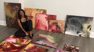 01. launching my art business as a slow artist; website photoshoot + creative process