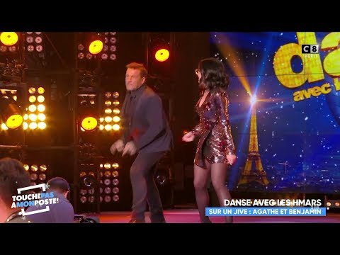 Agathe Auproux 13 decembre 2017 Robe courte En collants Danse Sexy