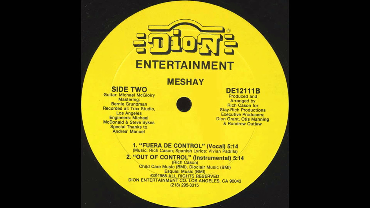 Meshay - Out Of Control (Instrumental)