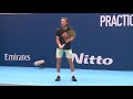 2019 Nitto ATP Finals Practice Stefanos Tsitsipas Sunday