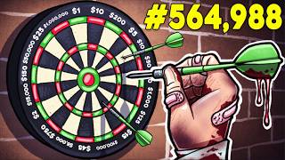 They forced me to throw 1,000,000 darts to escape