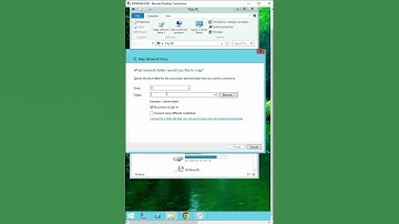How to Create Map drive in Windows Server 2012