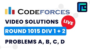 Codeforces Round 1015 (Div 1 + 2) | Video Solutions - A to D | by Pradyumn | TLE Eliminators