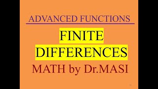 Famous Finite Differences and Leading Coefficient of a Polynomial Wealth