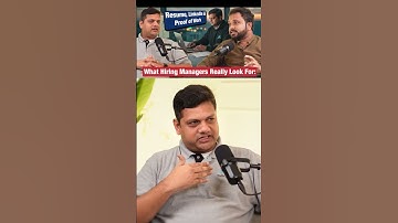 What Hiring Managers Really Look For: Resume, LinkedIn & Proof of Work — Shashikanth