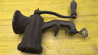 Czecho Slovakian Meat Grinder Restoration