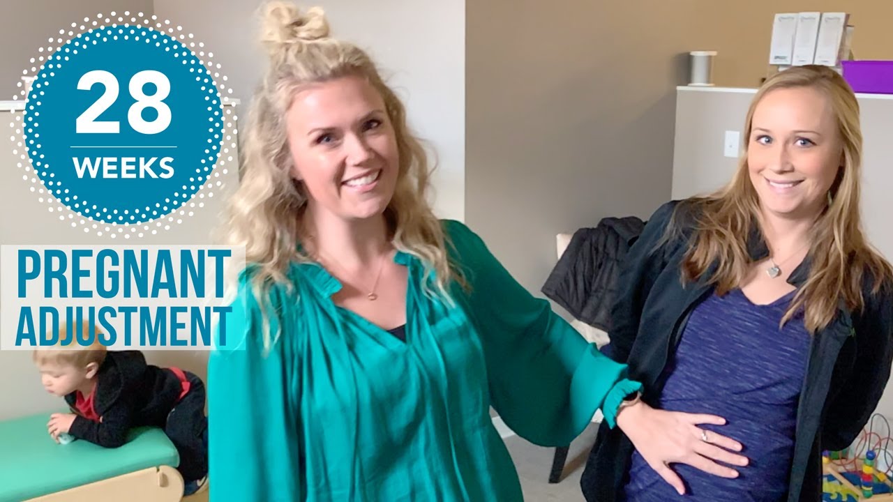 *Pregnancy* Chiropractic Prenatal Adjustment 28 Weeks Third Trimester