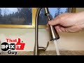 EASIEST PULL OUT STYLE KITCHEN FAUCET INSTALL EVER!!
