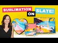 How to Sublimate on Slate with an Auto Press