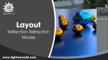 Lightwave 3D Reflection Refraction Model
