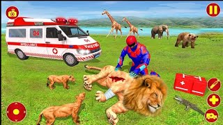 Super hero game rescue animal robot mission-android mobile screenshot 3