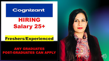 🔴 Cognizant Recruitment 2021 | Off Campus Drive for 2021 Batch | Hiring Trainee in Cognizant