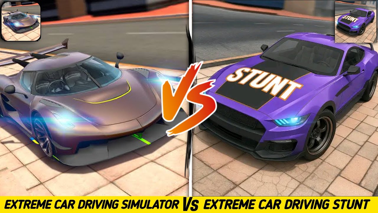 Extreme Car Driving Simulator VS Extreme Car Driving Stunt | Comparison 2025 😱