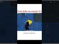 free kills on event of 3.1 update bgmi #cybershadowx #freekills #bgmi