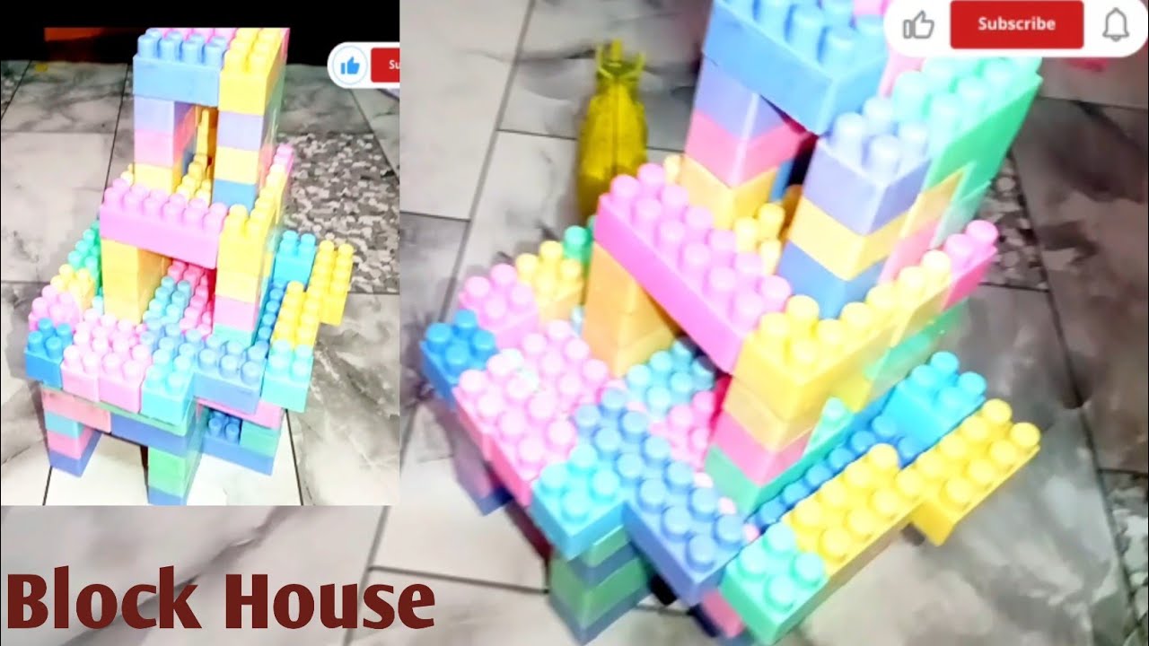 How To Make Building Blocks House/Block House/Block Lego/Toy for kid/India Blocks Creator/Lego craft