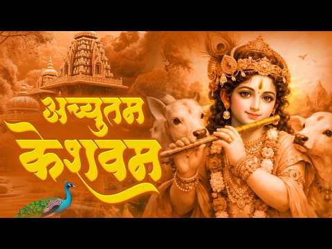 अच्युतम केशवम ( Lyrical ) Achyutam Keshavam | Krishna Damodaram | Krishna Bhajan | Meenakshi Panchal
