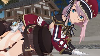 Mmdgenshin Impact Charlotte Headscissor And Neck Snap